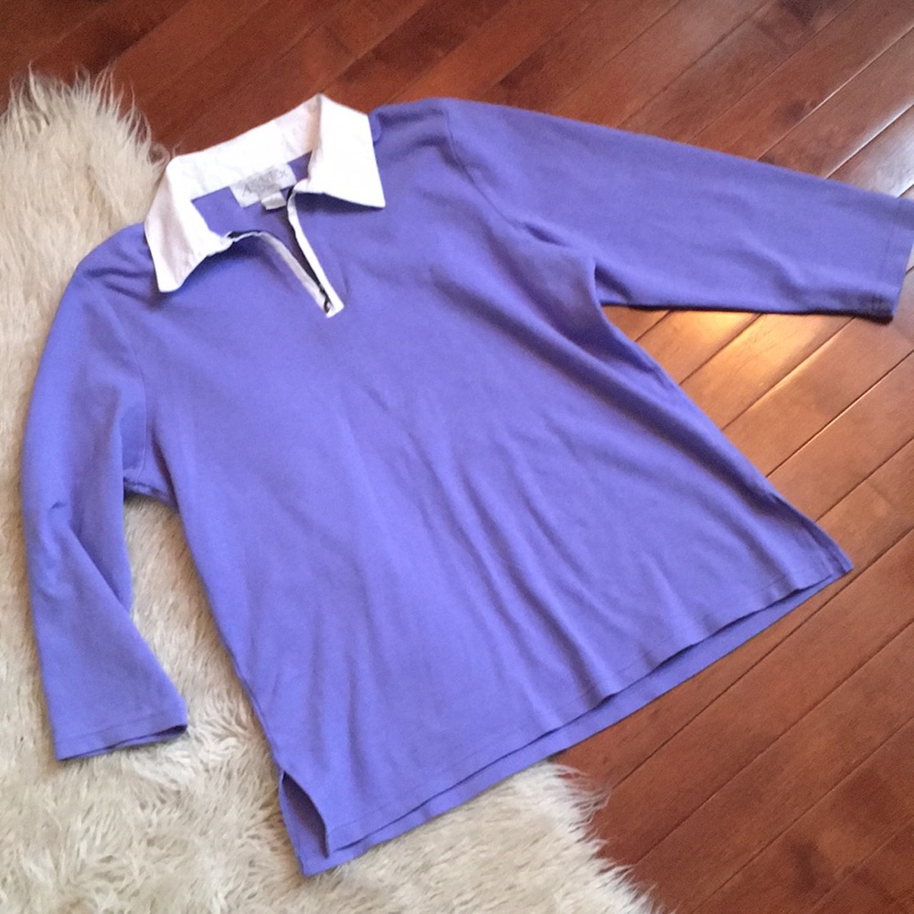 Casual Corner Annex  lavender pullover top